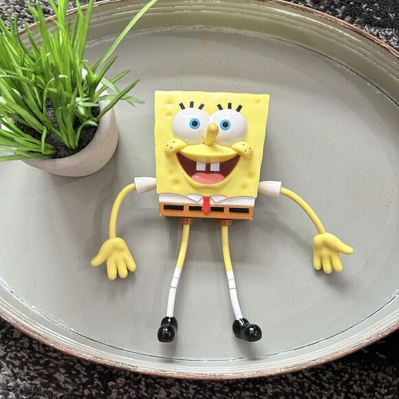 SPONGEBOB SQUAREPANTS Bendable‎ Action Figure 2006 - Viacom DecoPac - Picture 1 of 3